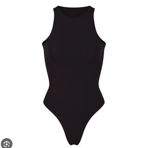 SKIMS High Neck Fits Everybody Bodysuit XS black Onyx